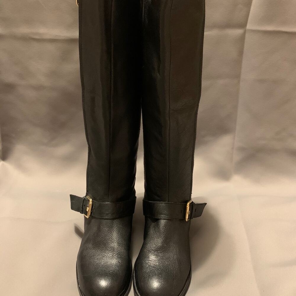 SAM EDELMAN Circus Randi Man Made Leather Boot Zip Up Women's US Size 7